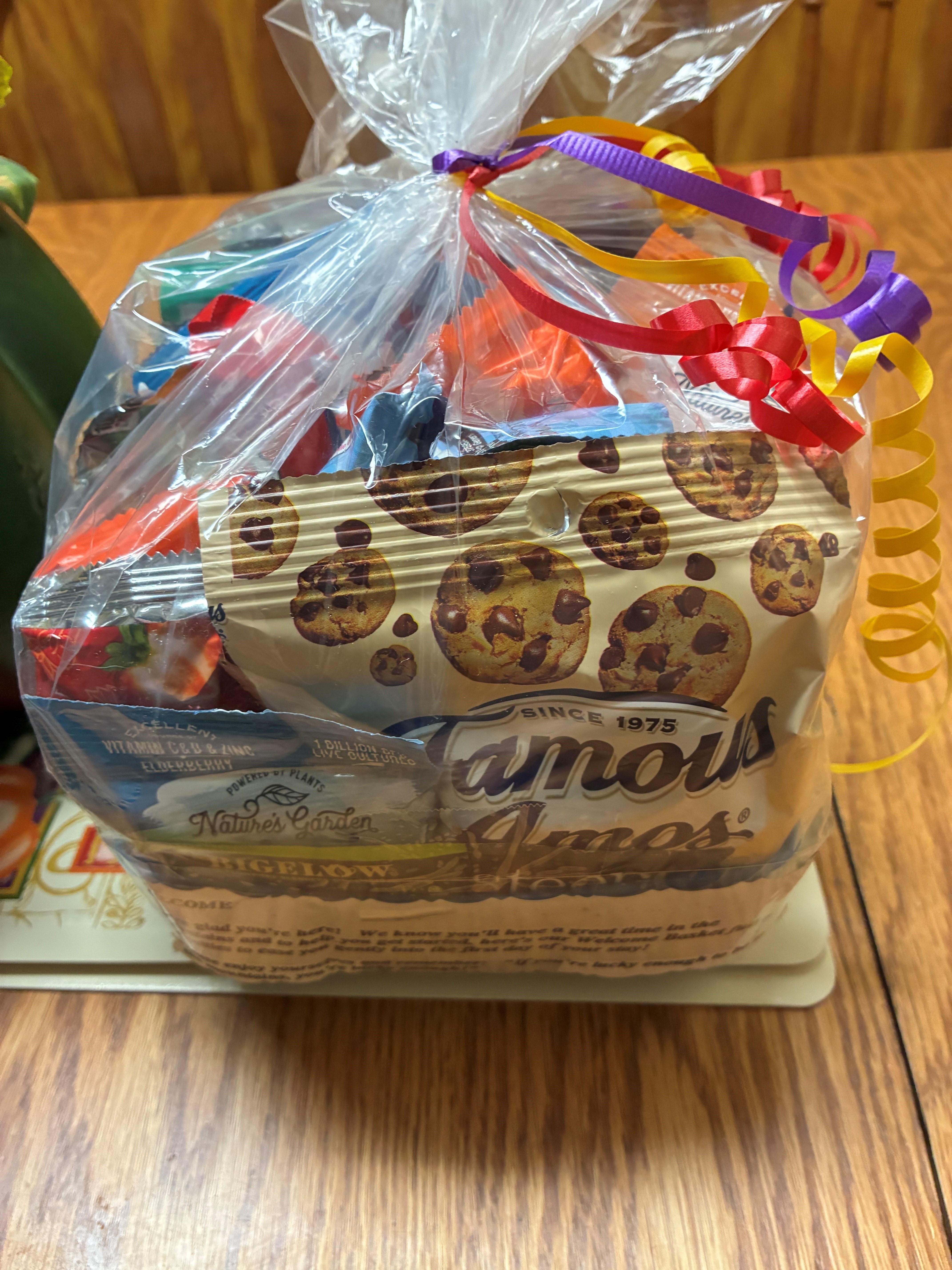 Snack basket, everything was delicious.