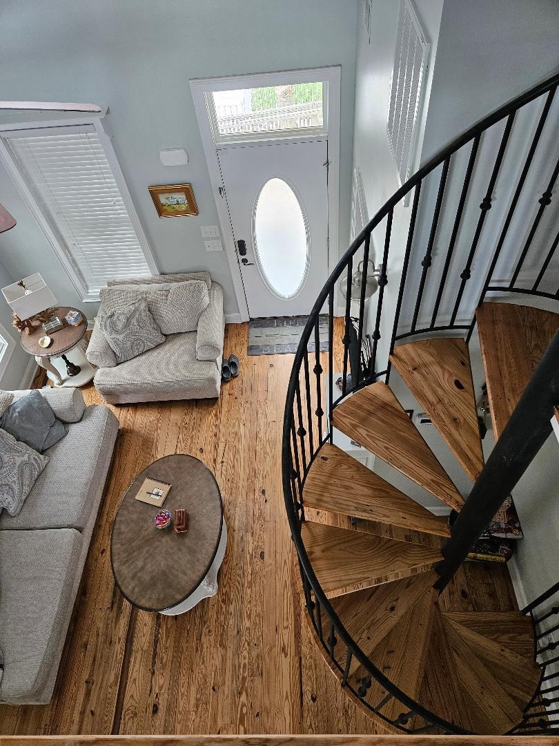 Picture from Loft Room to downstairs Family Room