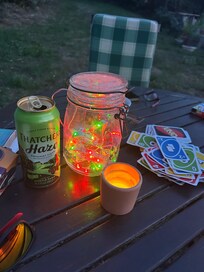 Night lighting in the garden