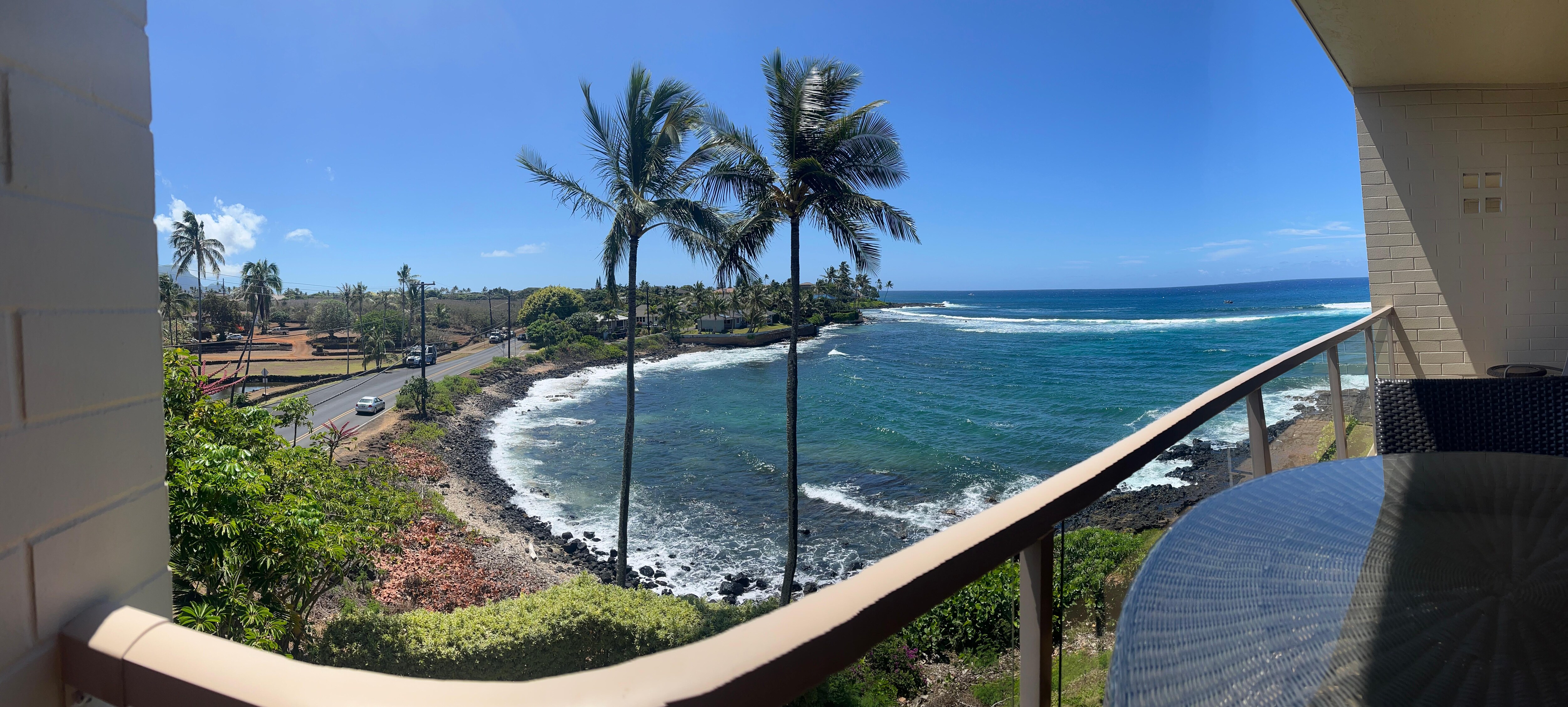 Right from the Lanai. Perfect views 
