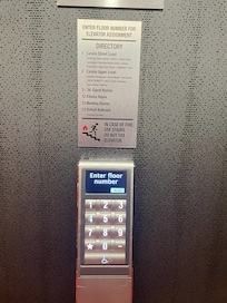 Modernized elevator room selector