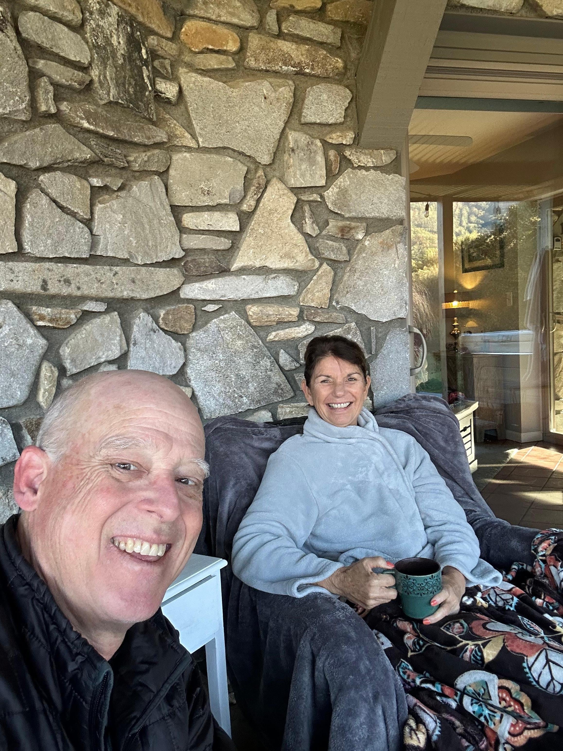 Morning Coffee on the patio!