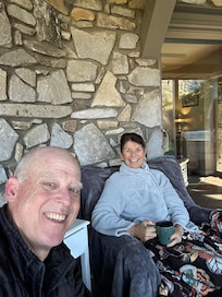 Morning Coffee on the patio!