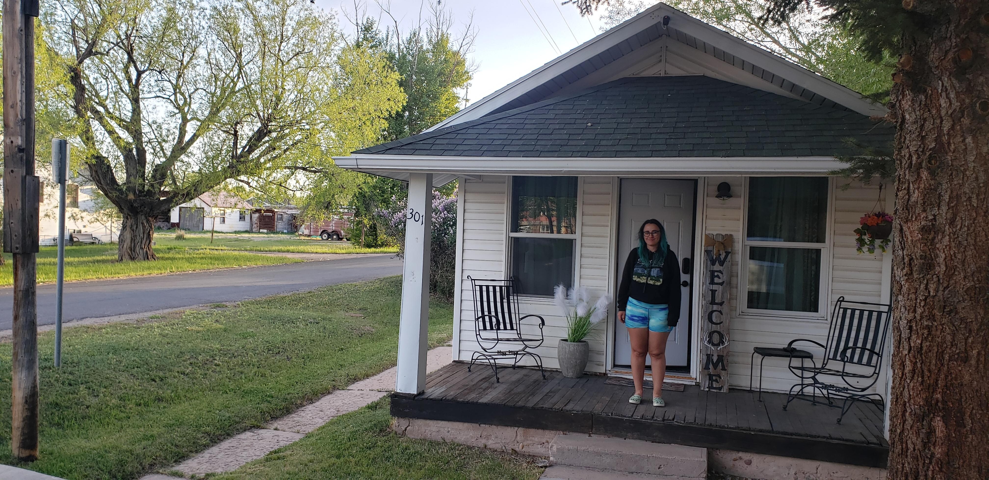 Beautiful single home with parking off the street.