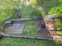 Fenced area if you bring your fur babies!