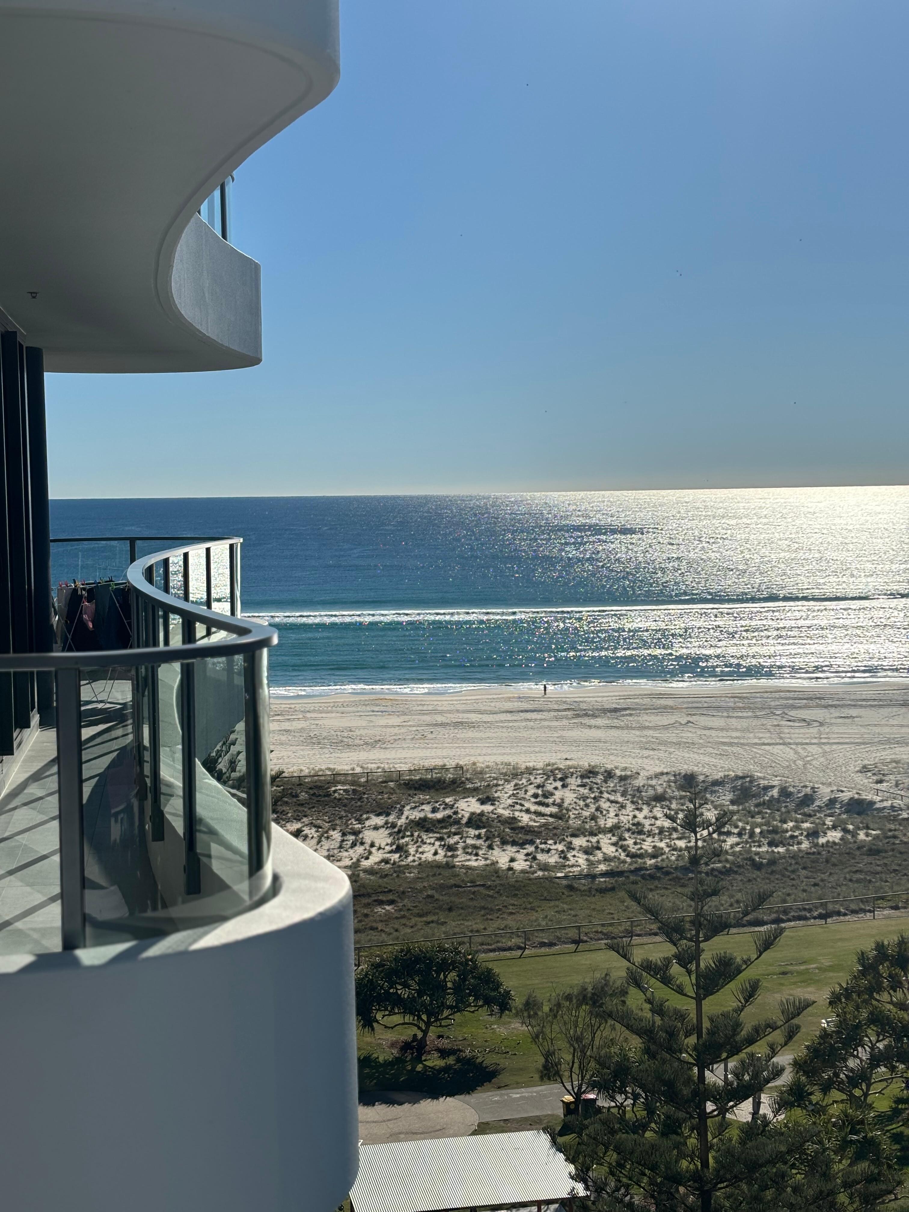 View from the balcony 