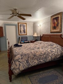 No true dresser that you felt comfortable enough to put your clothing, so our clothes stayed in our suitcases for 4 days.