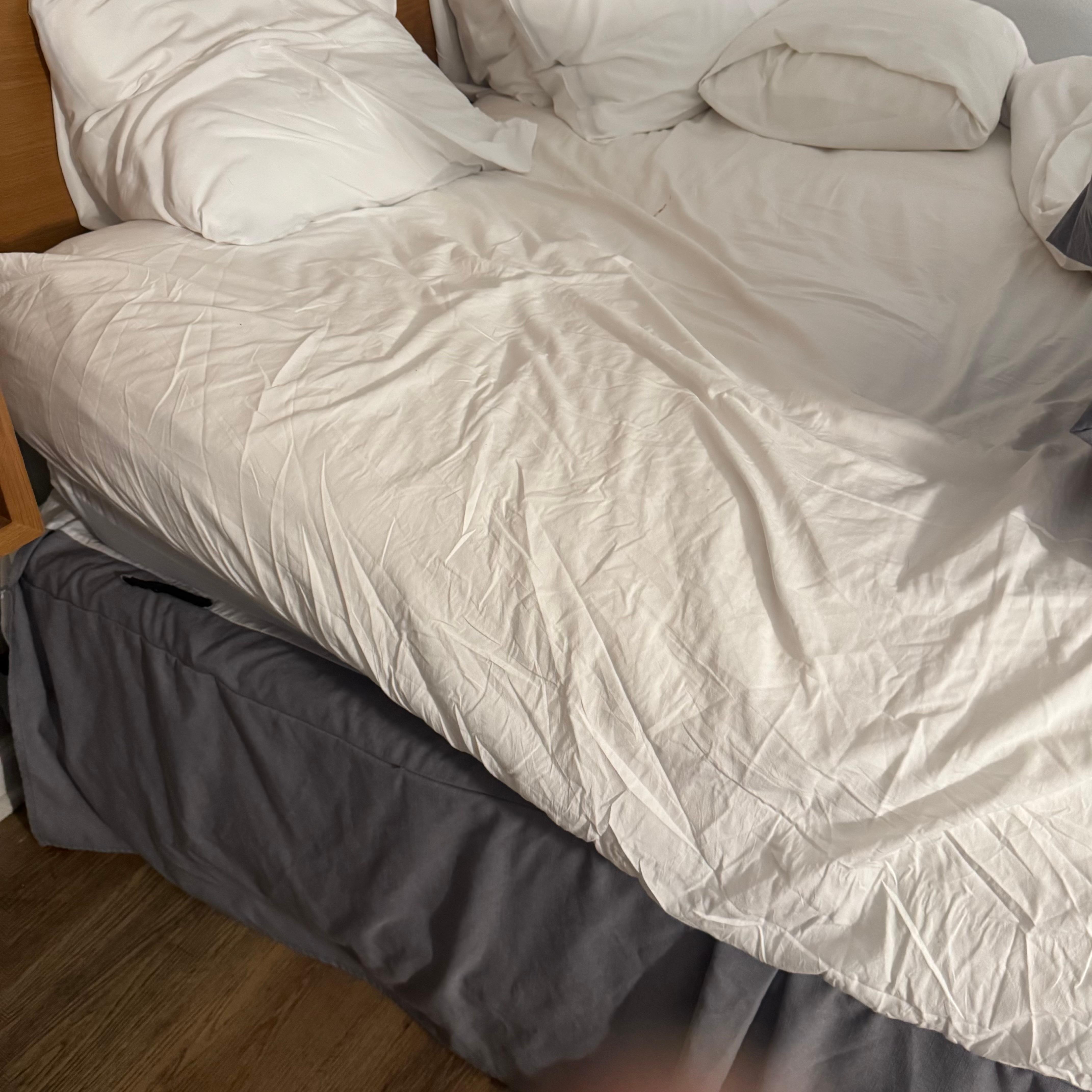 collapsed bed