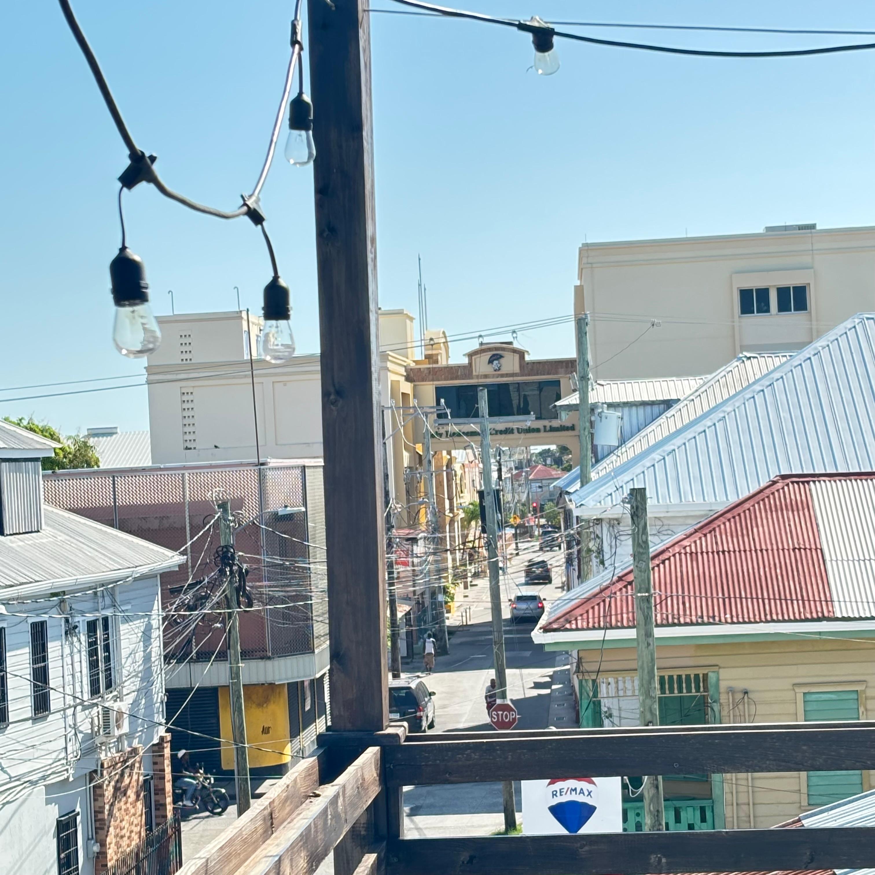 View of the area to get to the water taxi. Very close. 