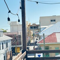 View of the area to get to the water taxi. Very close.