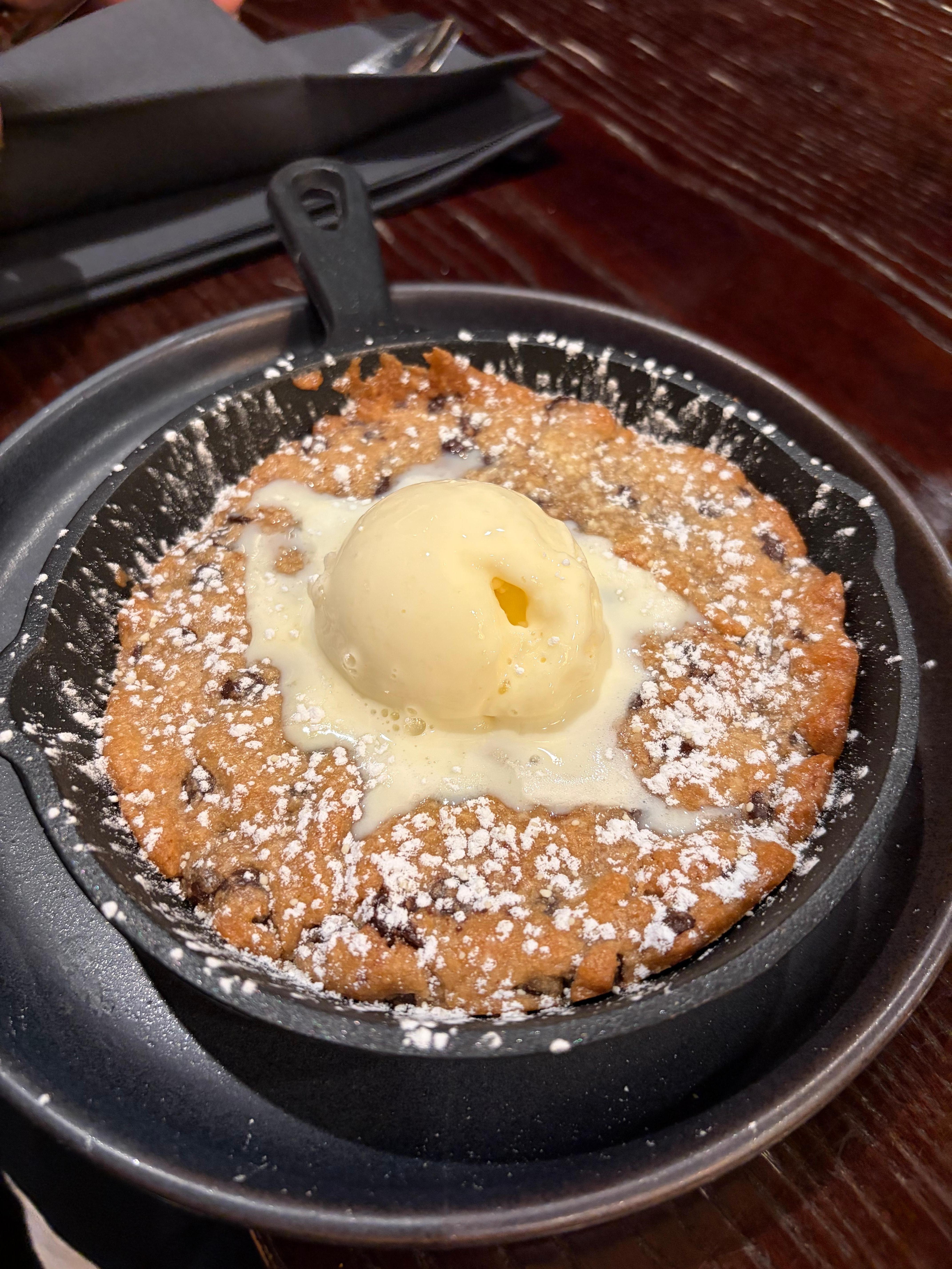 The cookie (from the menu) 