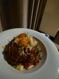 Pasta on site is prepared with the finest ingredients. Hats off to the CHEF!!
