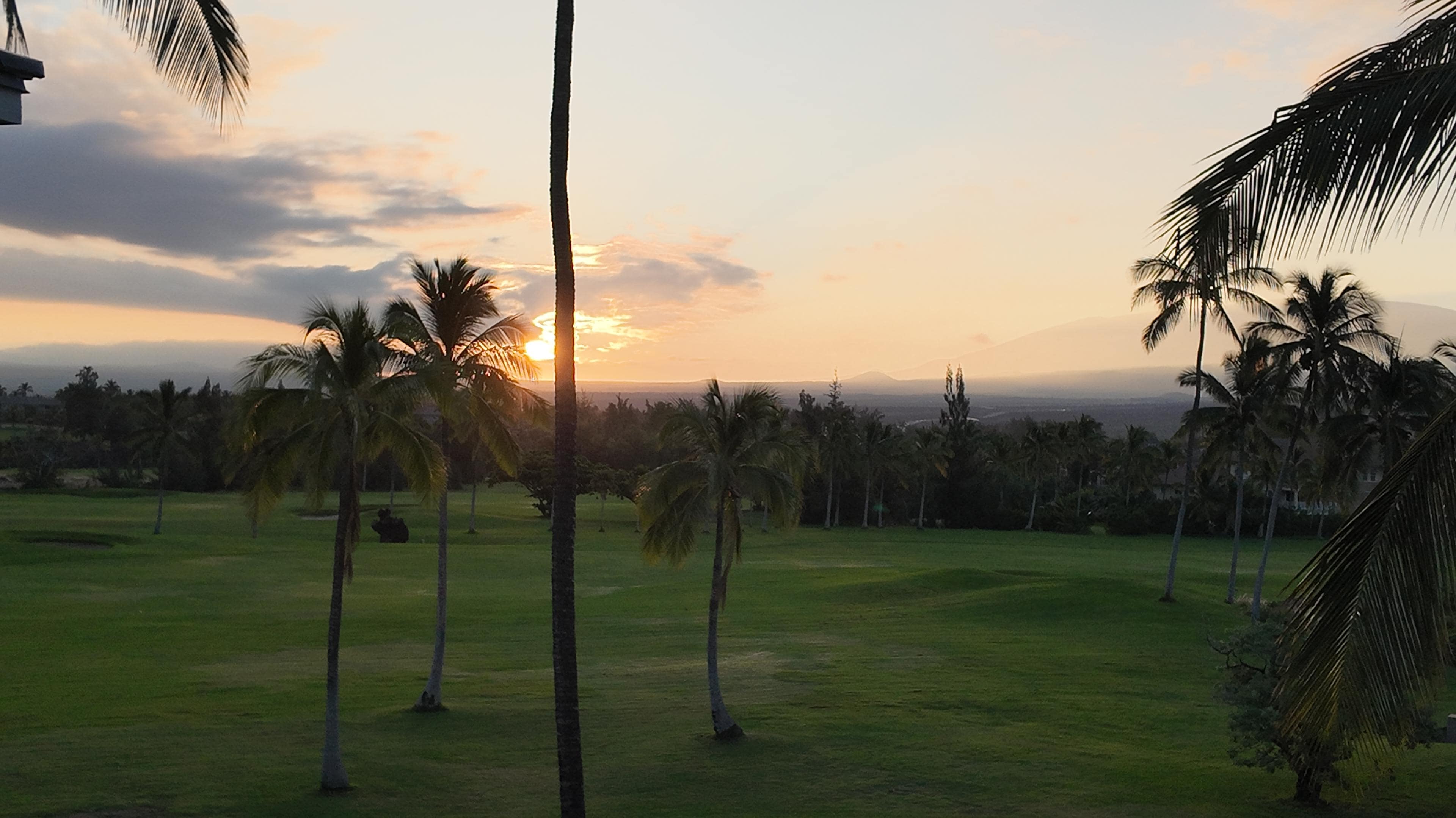 Sunrise from balcony 