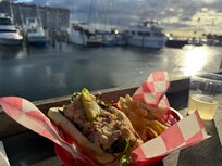 Olde Bay Buffet is a great little place to sit outside and get good food on the water.