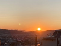 Sunset view from rooftop