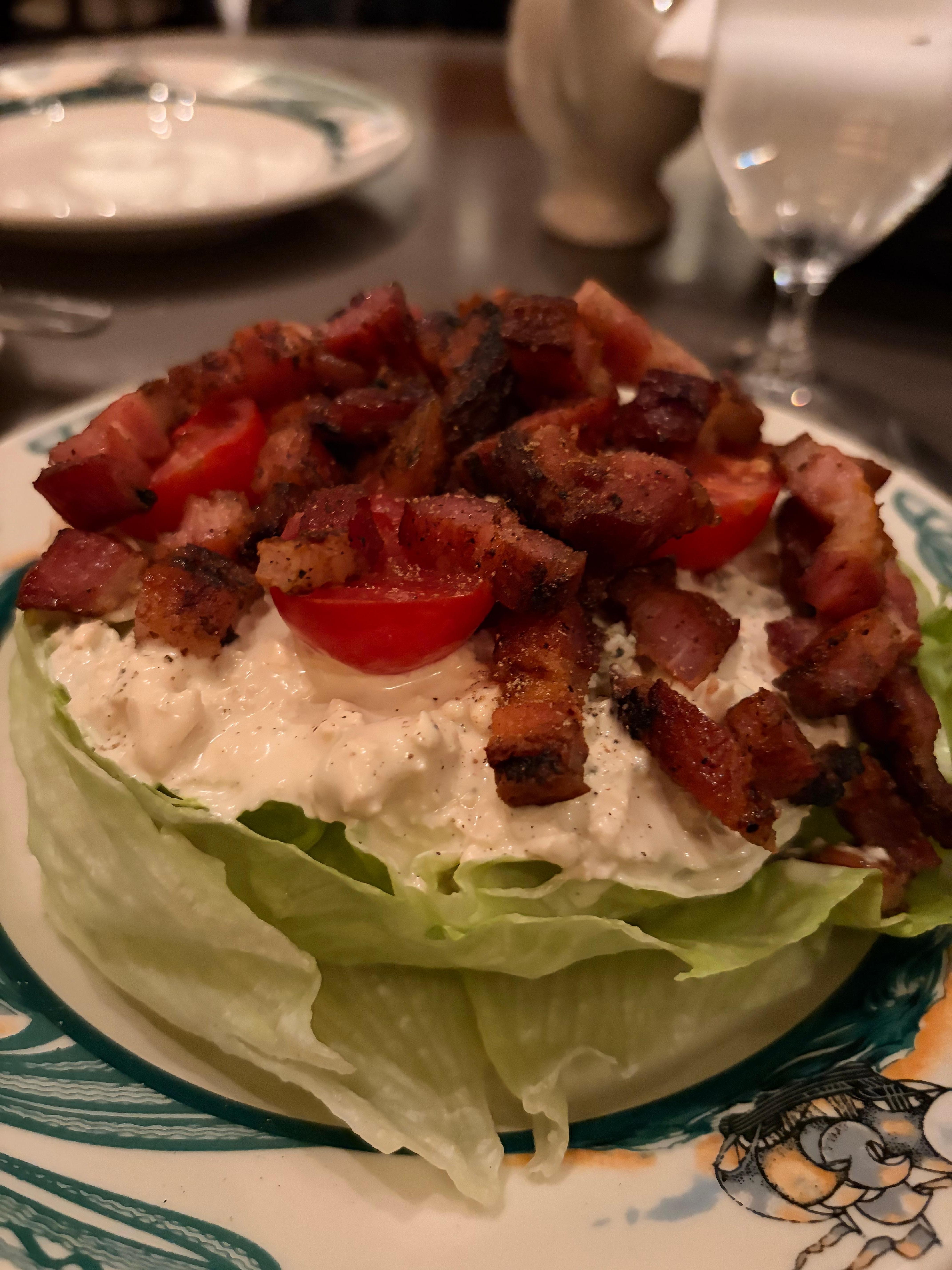 Blue Cheese Wedge at Peter Lugar’s Steak House