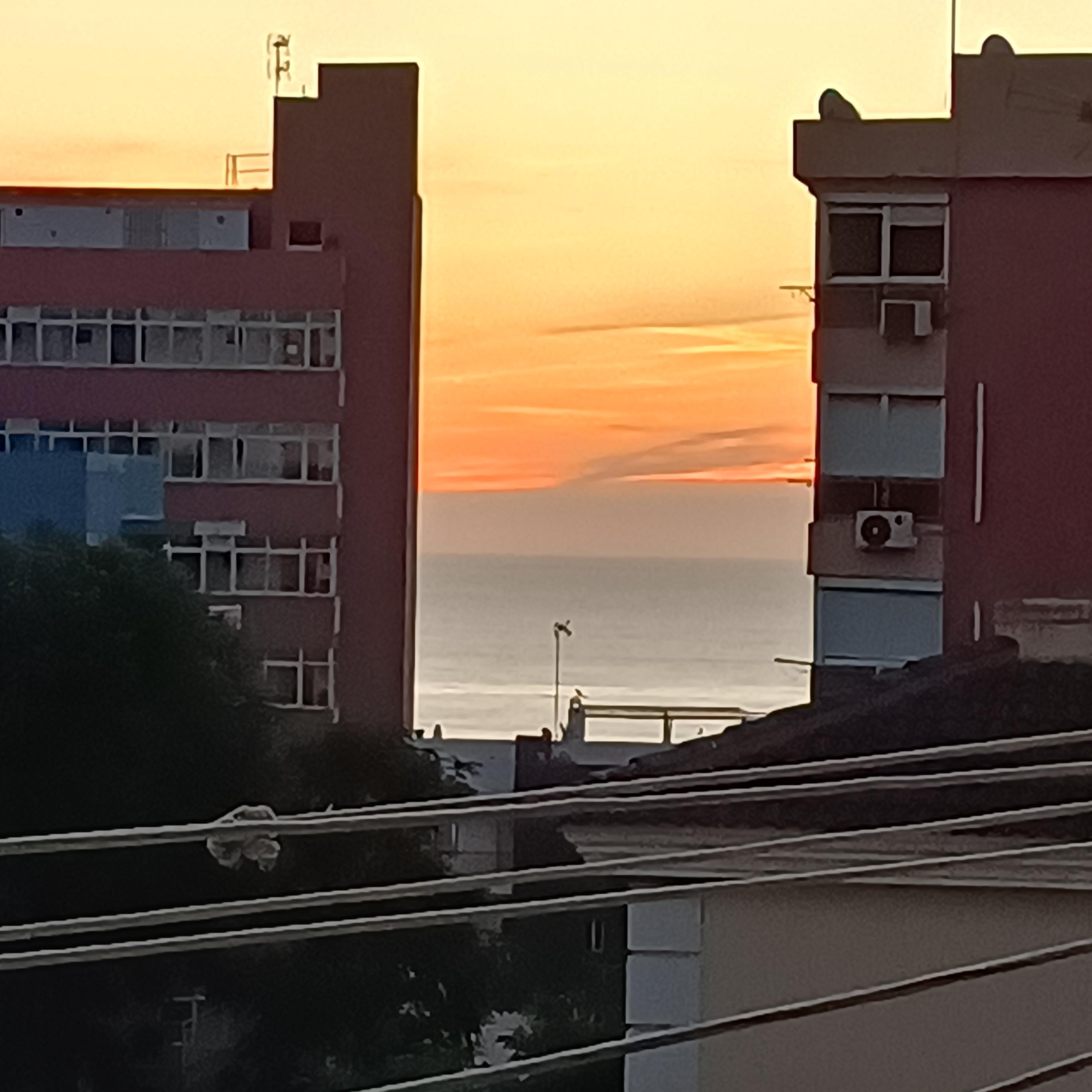 Questa è la vista del mare , dall'alloggio...