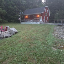 View from the pond