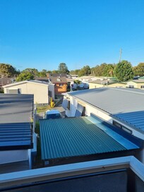 The view was just a roof—there was nothing else to see