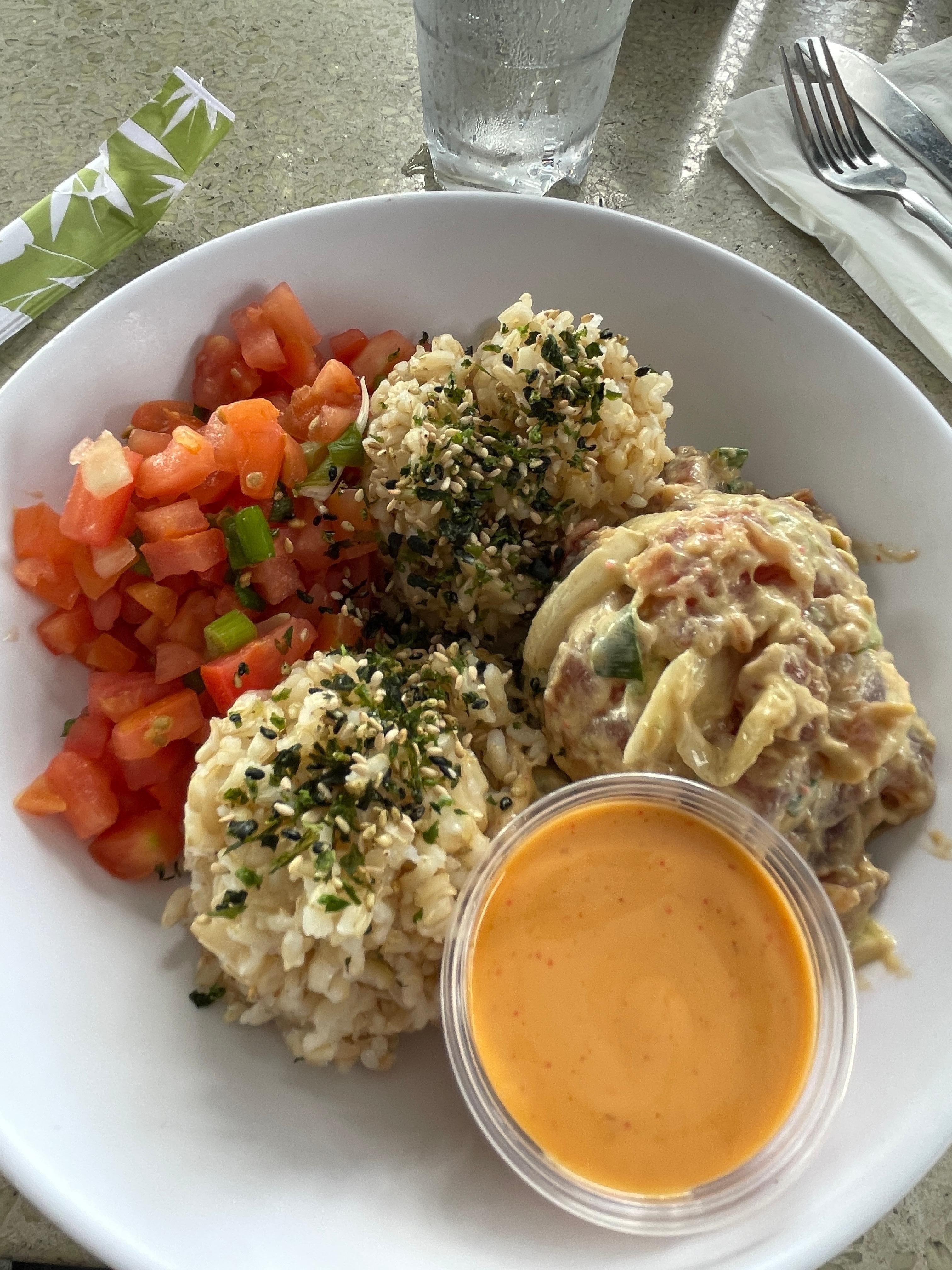 Da Poke shack, spicy ahi 😋