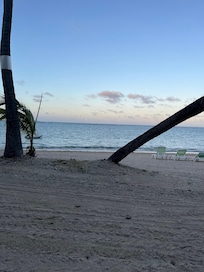 Outside the back patio