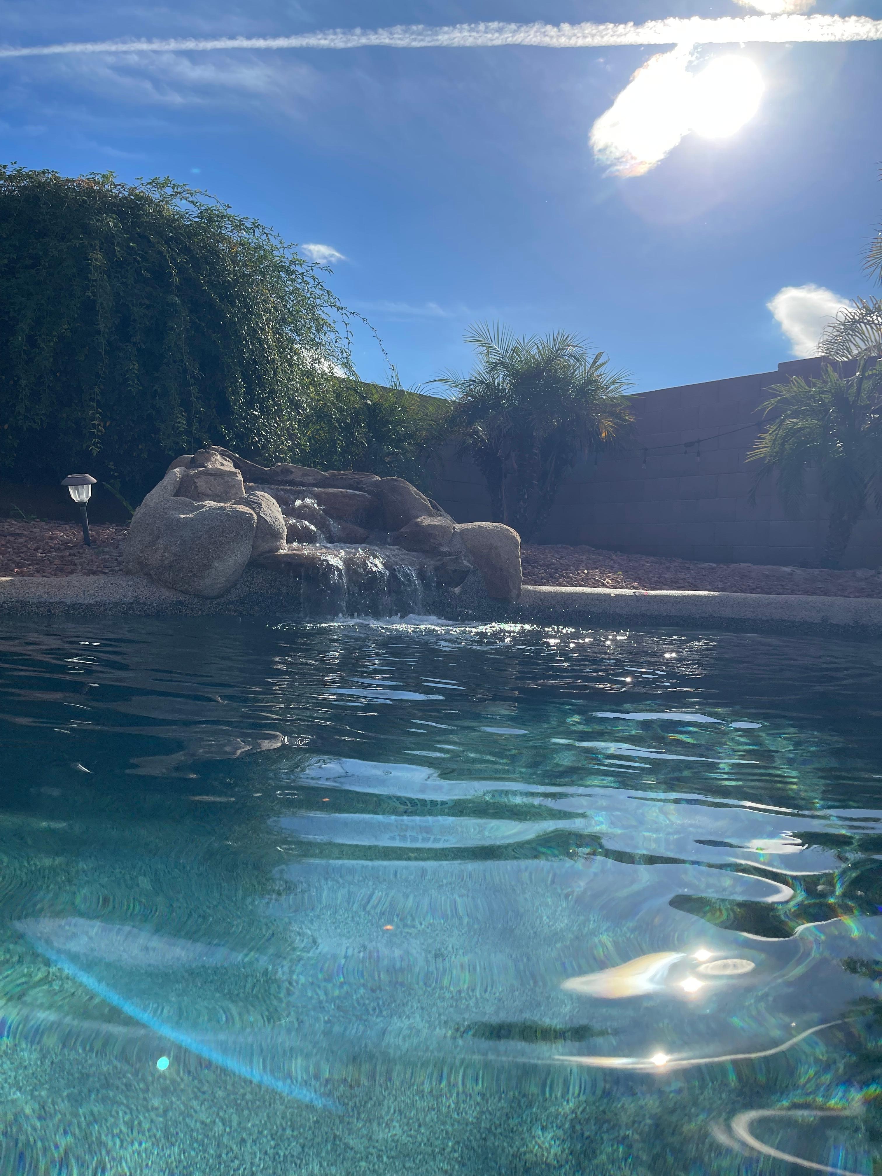 Our favorite part was the heated pool! We used it almost everyday of our stay.