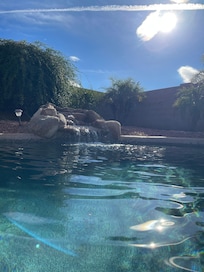 Our favorite part was the heated pool! We used it almost everyday of our stay.