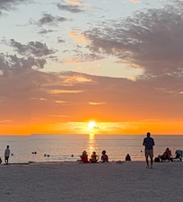 Sunset on Pass-a-grille beach