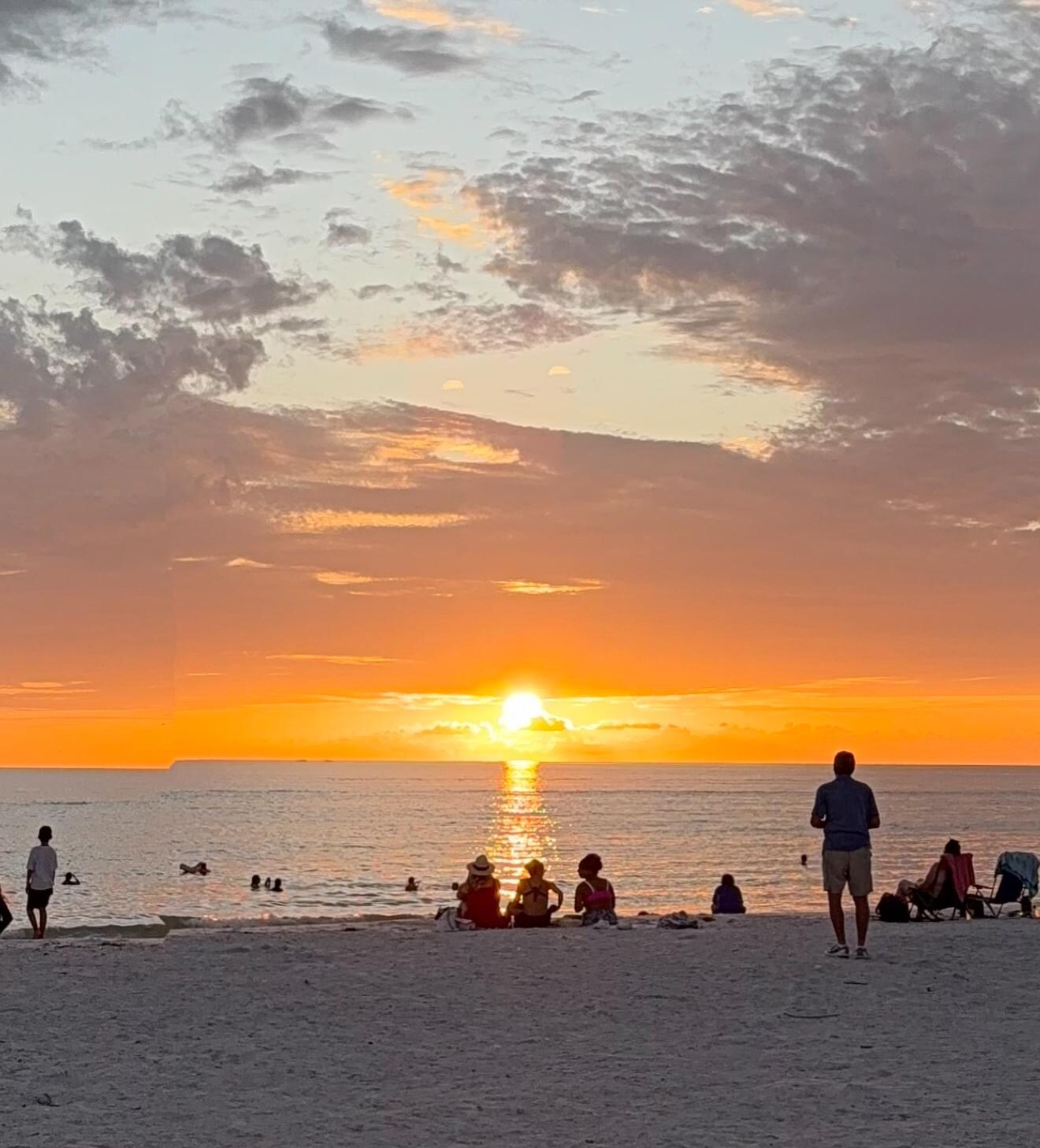 Sunset on Pass-a-grille beach