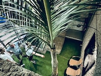 Games area from atrium balcony