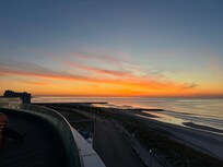 Sunrise from the balcony