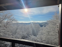 Sunrise from the deck