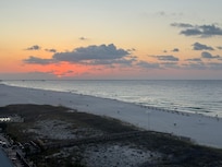 Sunrise from condo balcony