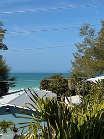 View from balcony on the main floor.