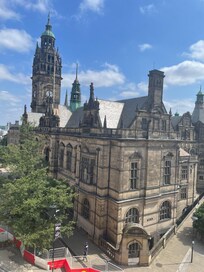 View from roof terrace.