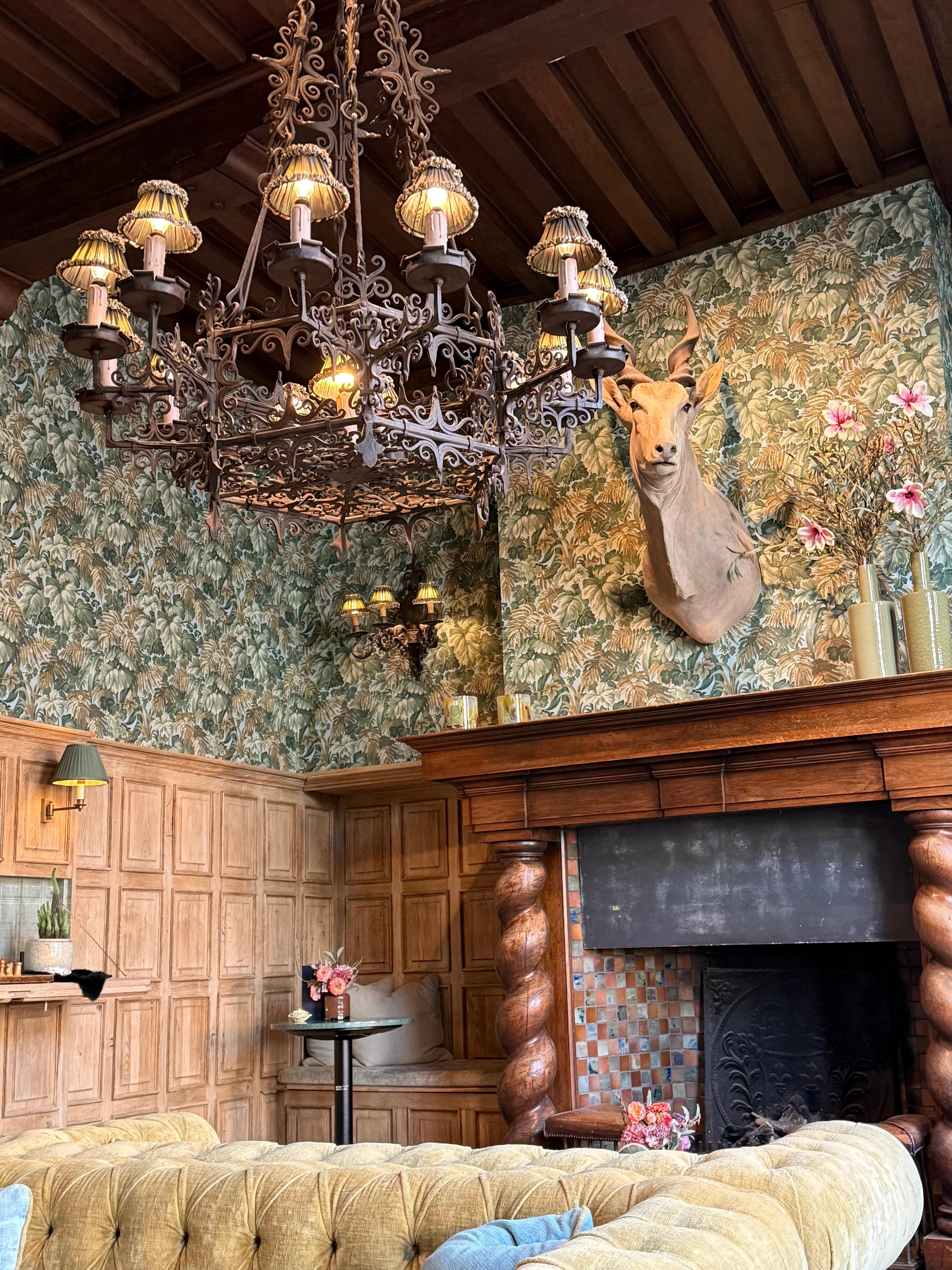 Beautifully decorated lounge