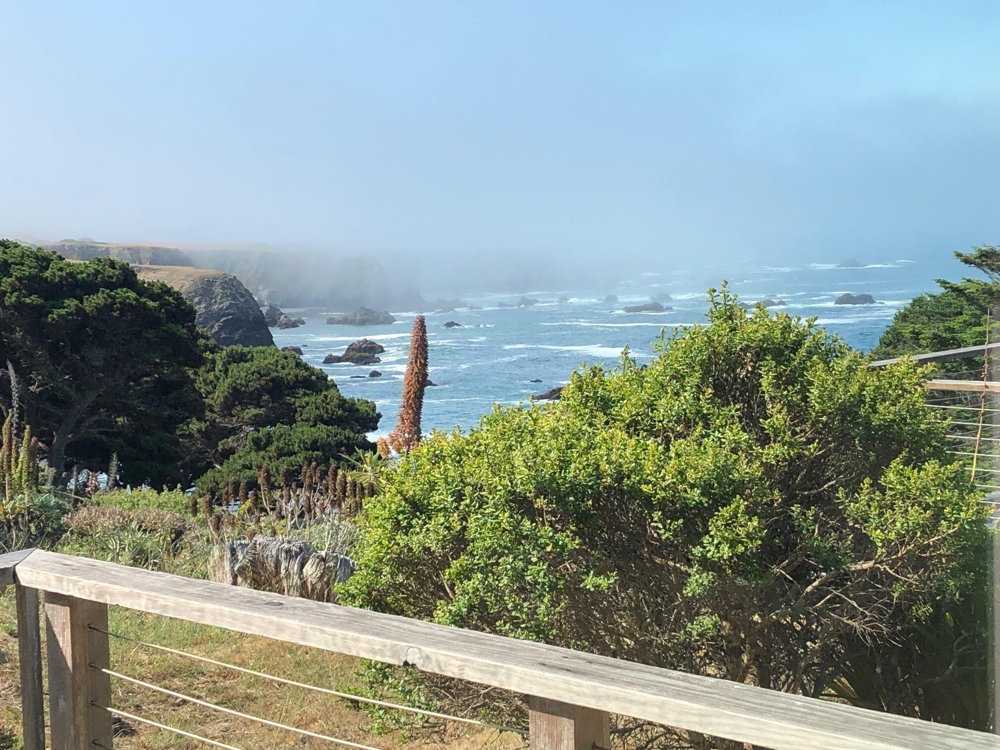 view from our private patio