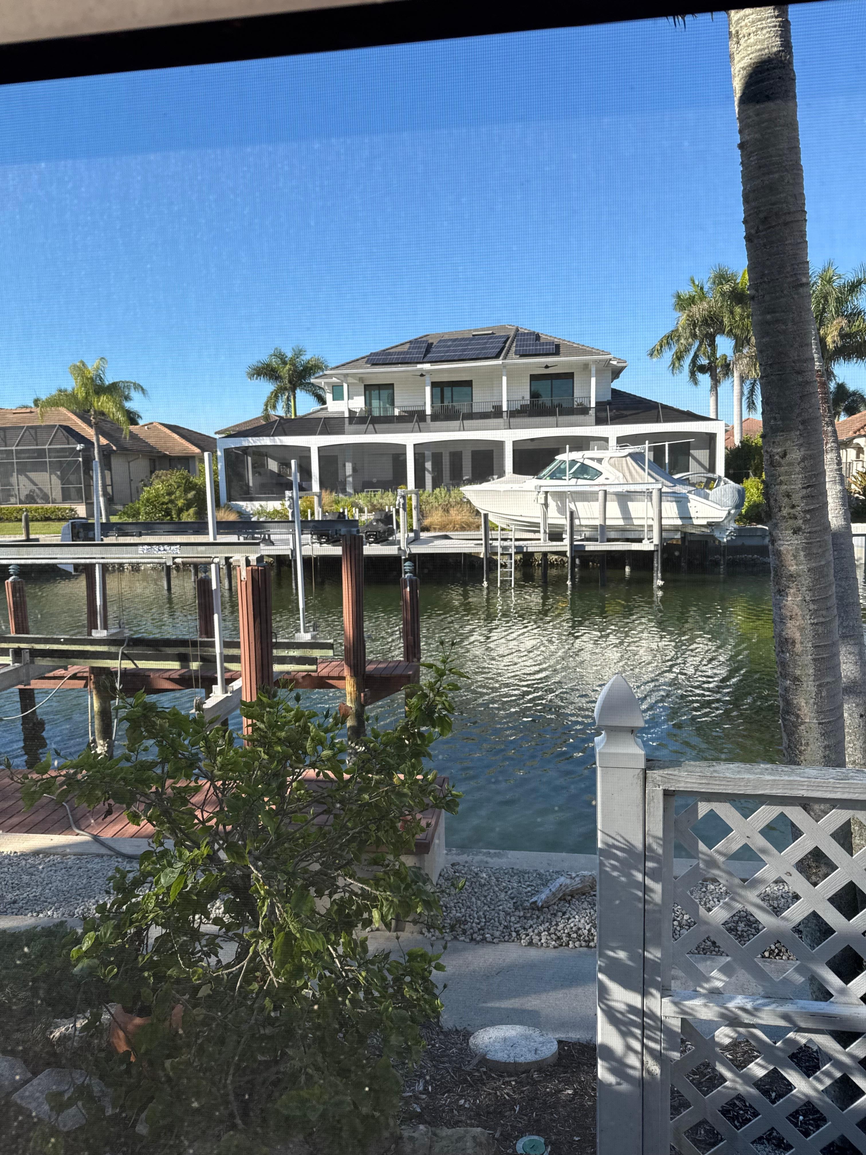 View from back patio/dock