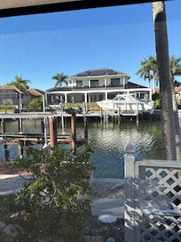 View from back patio/dock