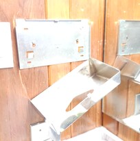 Broken tissue holder .