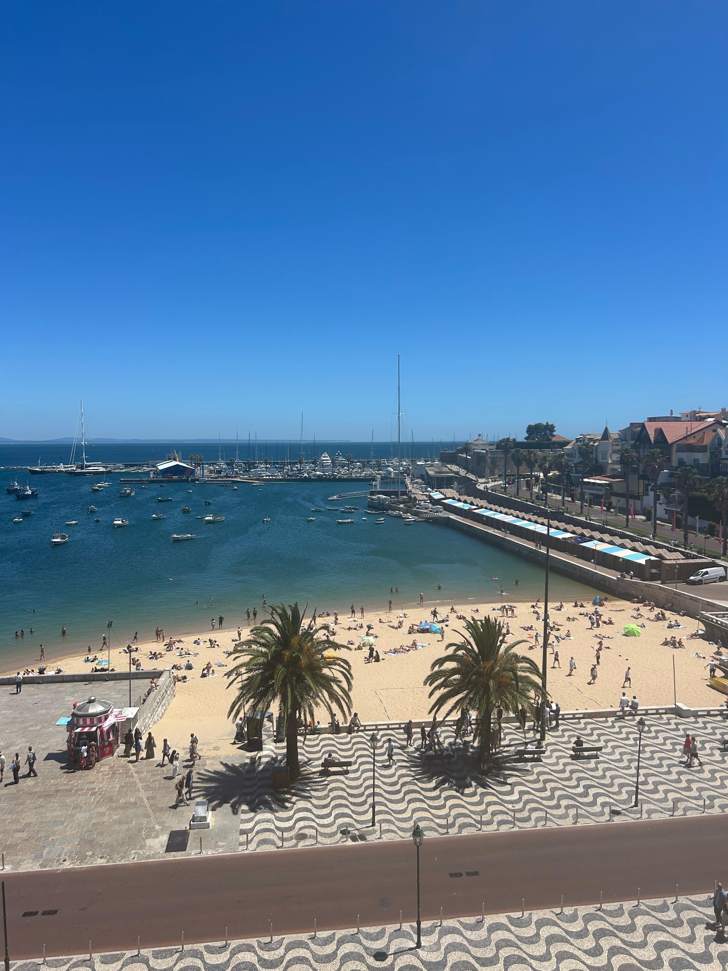 View from rooftop bar