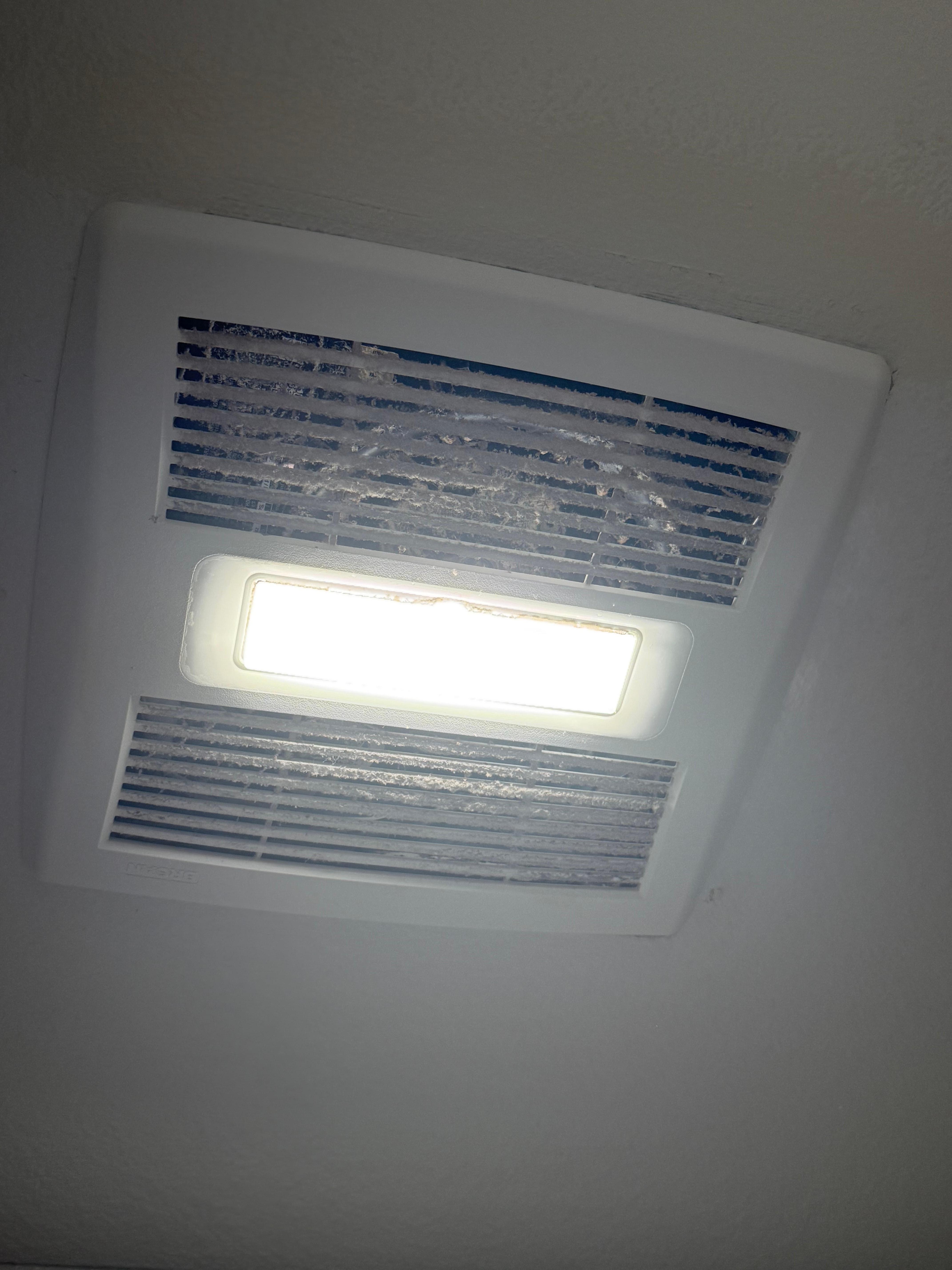 Vent in restroom 