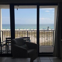 View from our room on the second floor