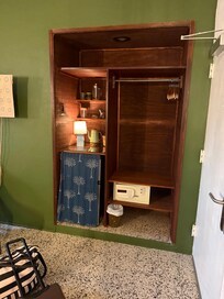 Mini refrigerator with freezer, security safe.