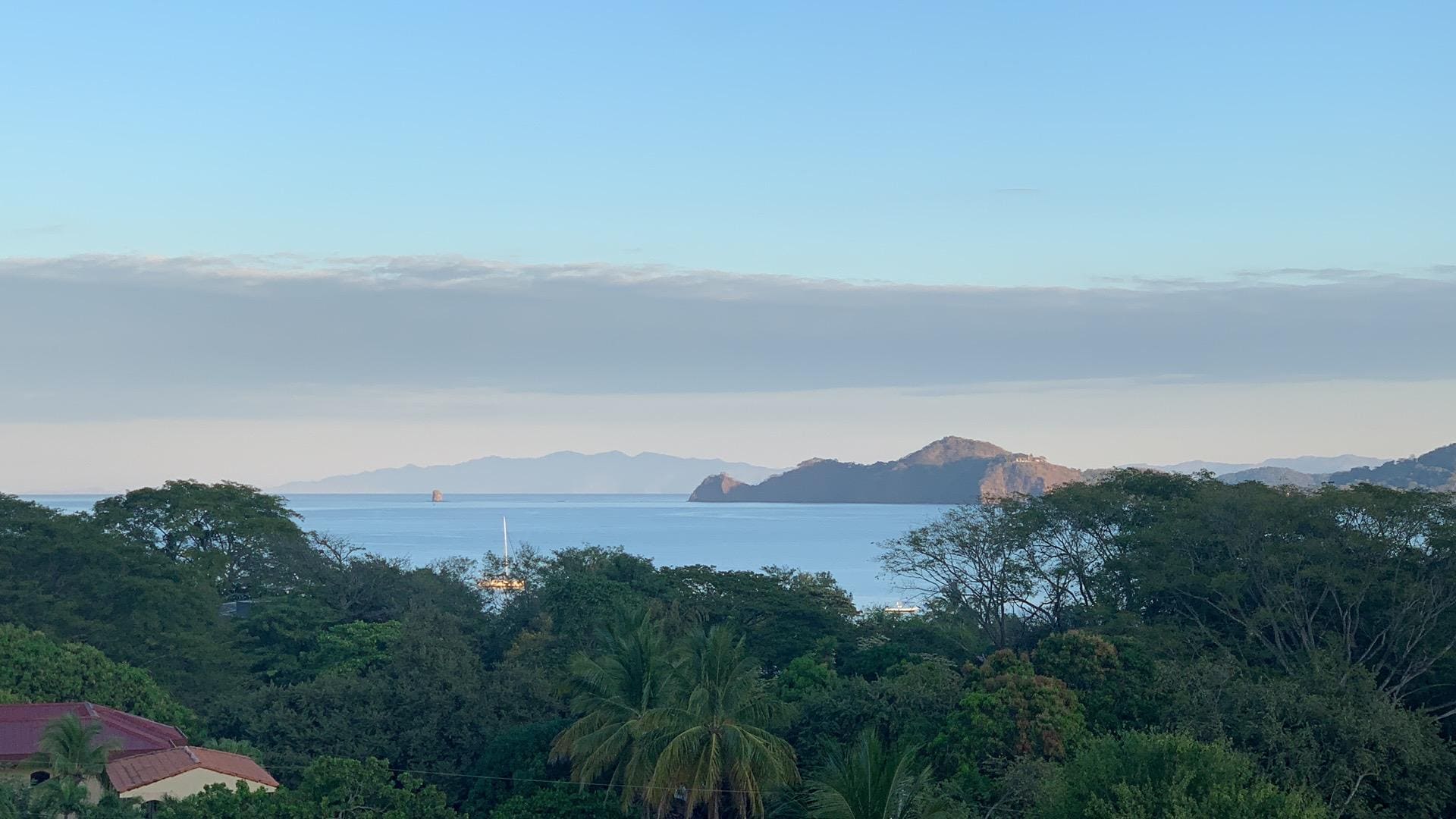 Udsigt fra terrassen.