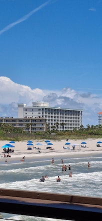 View of the resort from the pier