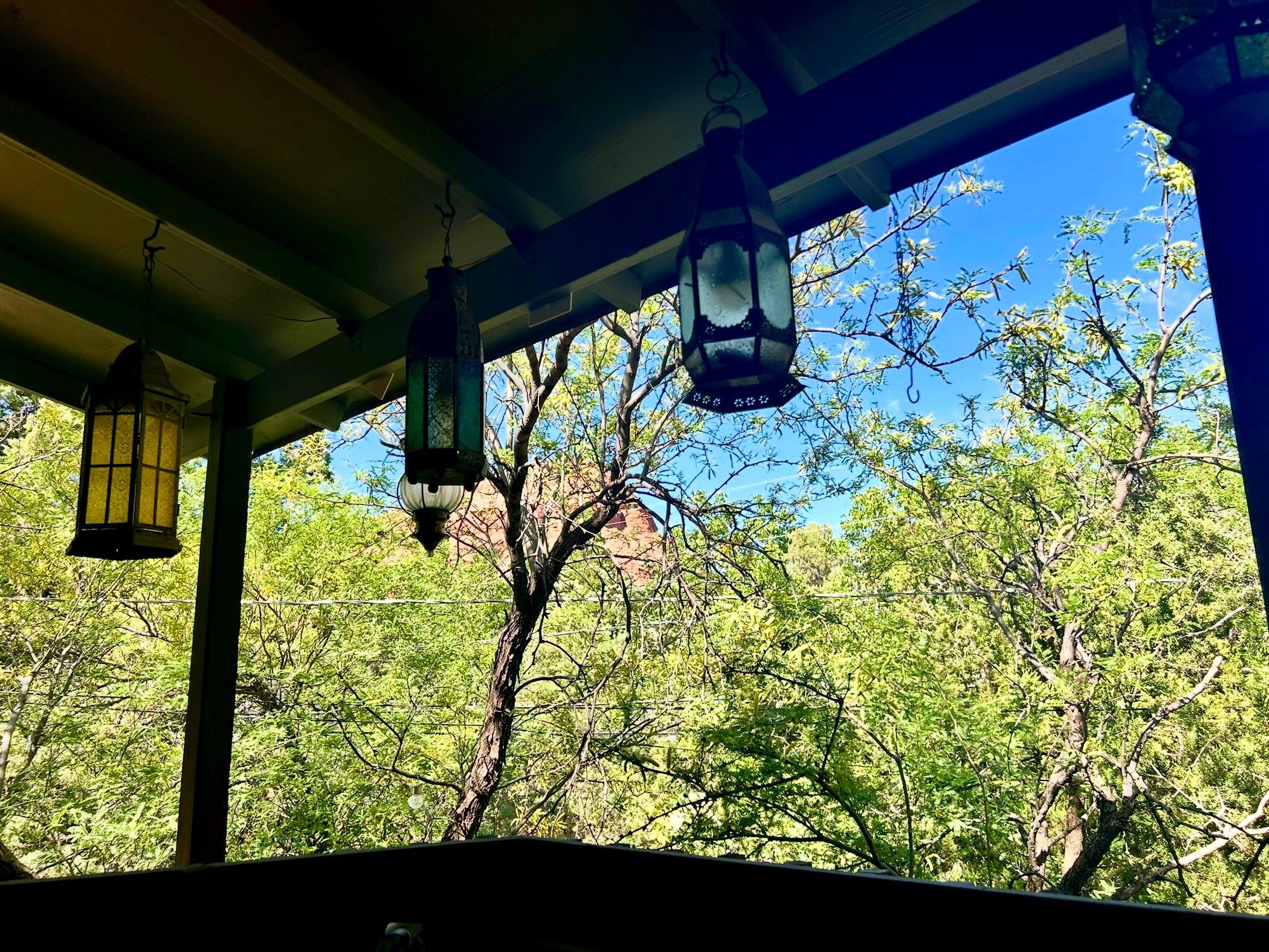 View from deck