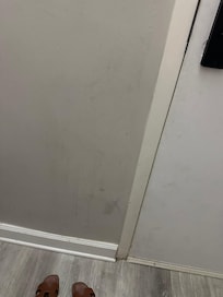 Dirty everywhere with booger smears