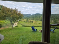 View from living room.