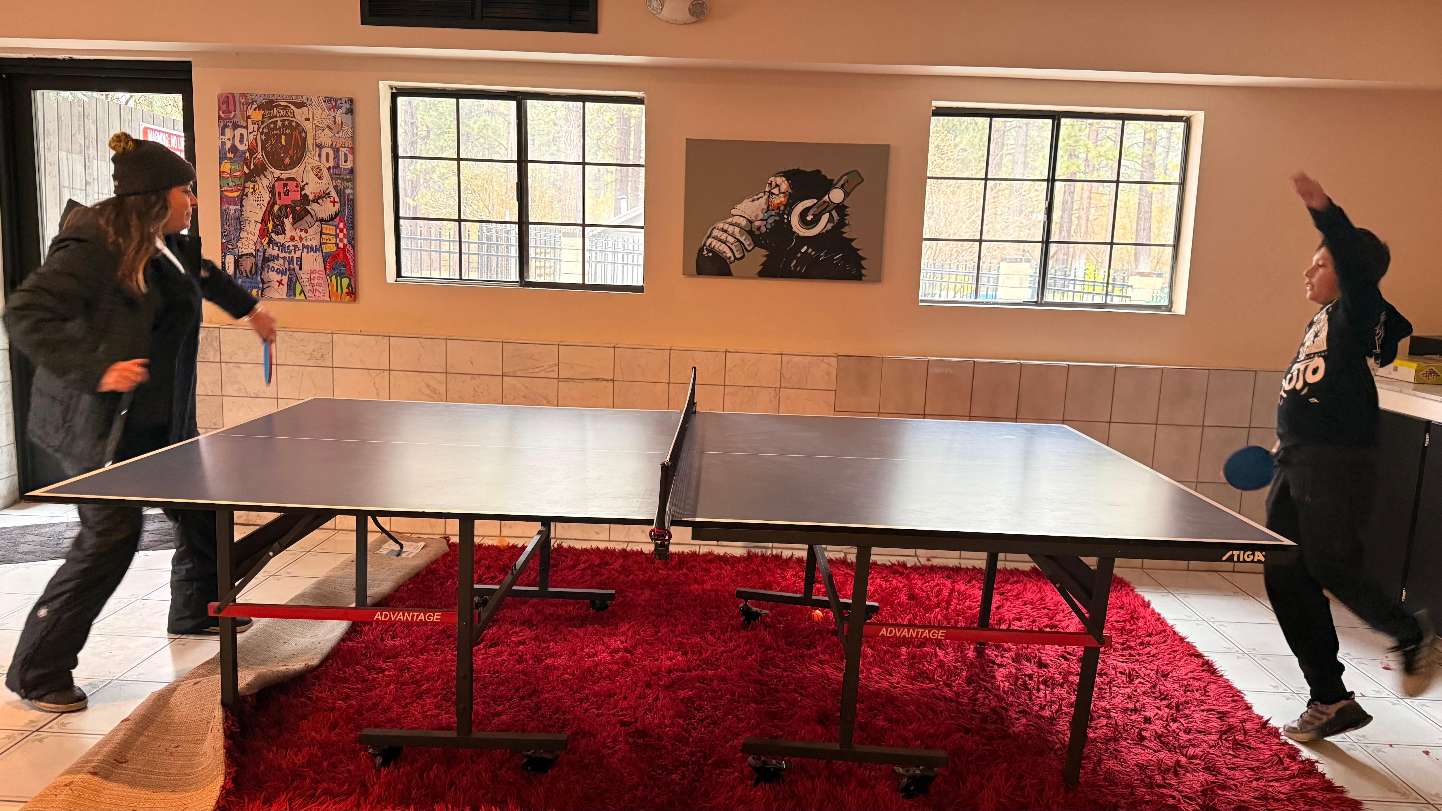 Fun times in the game room